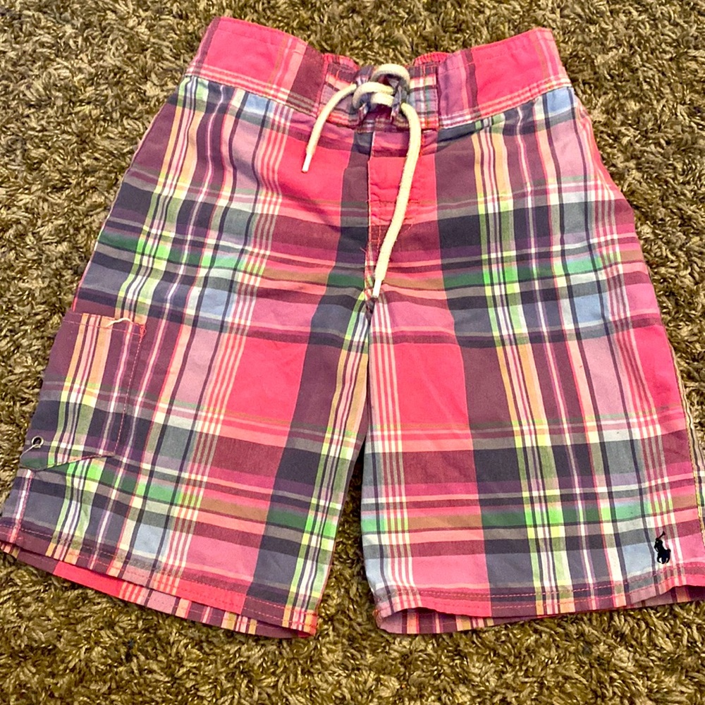 Boys Ralph Lauren swim trunks